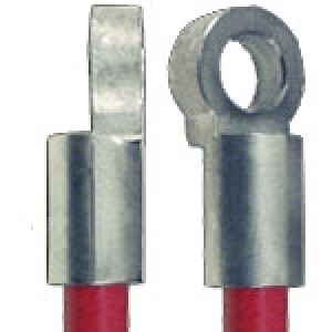 LeadHead, Universal, 1/0 Ga, 60 in, Red, 1 End, Straight