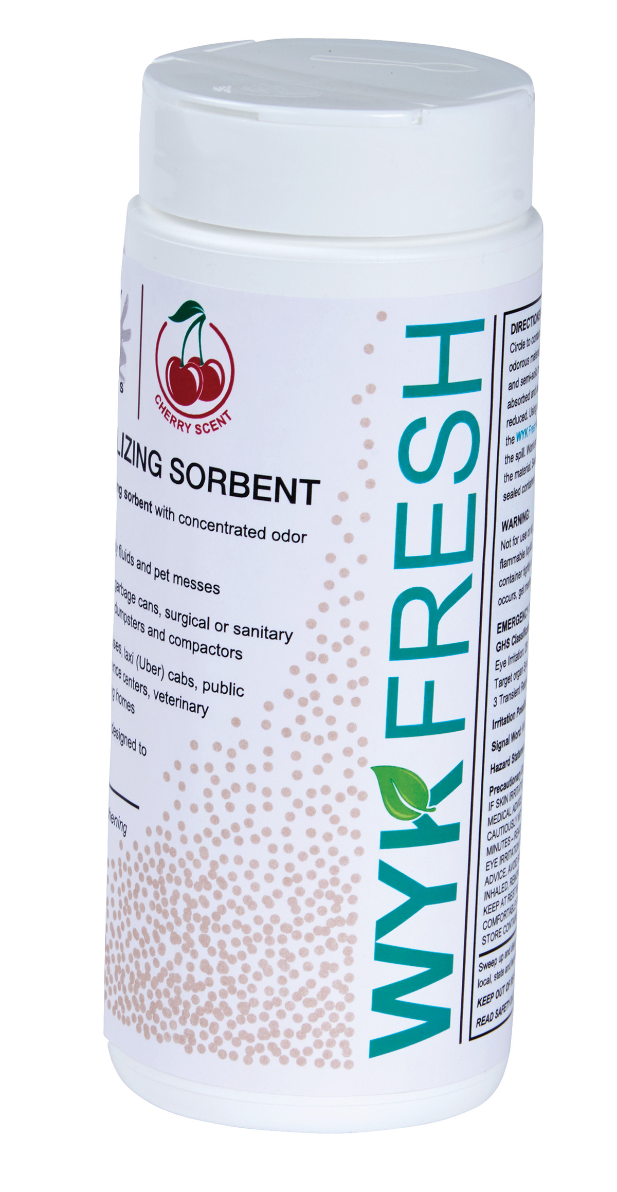 WYK Fresh Cherry Odor Neutralizing Sorbent - 12 Flip Top Shakers