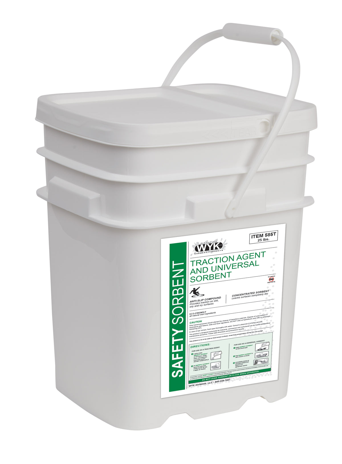 Safety Sorbent 25 lbs in a 5.3 Gal &quot;Tear Top&quot; Pail