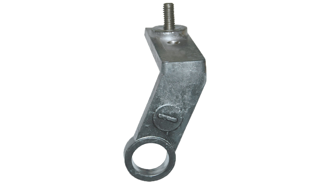 Intercell Connector, 8D Bolt on Bus Bar Terminal, Negative, 3/4 in Hole, Lead