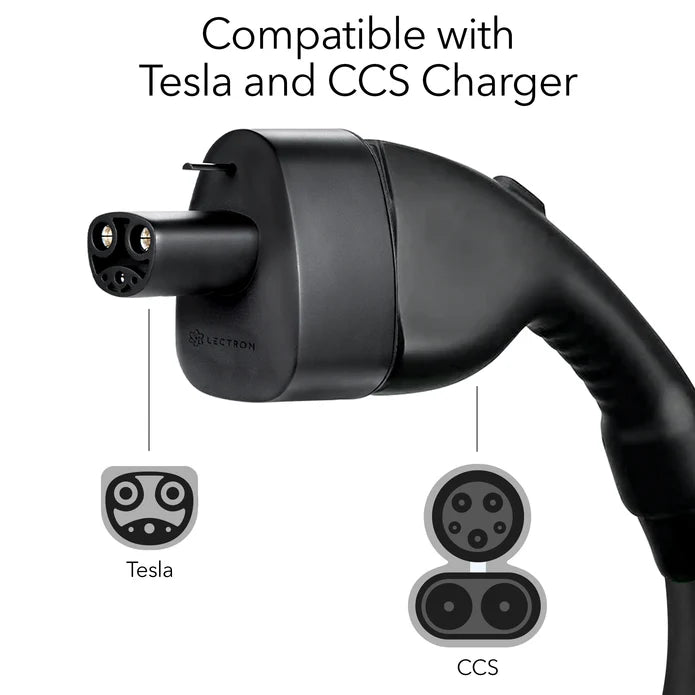 Lectron CCS to Tesla EV Adapter | 500V | 300 Amp