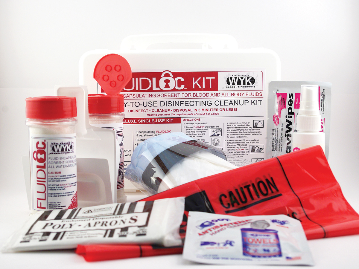 FluidLoc Blood, Body Fluids/OPIM Deluxe Spill Kit