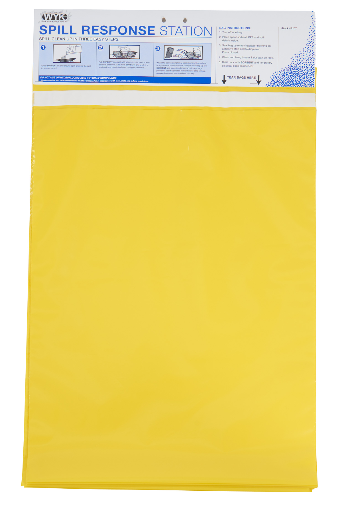 Bag -18&quot;x24&quot; yellow-  3 mil