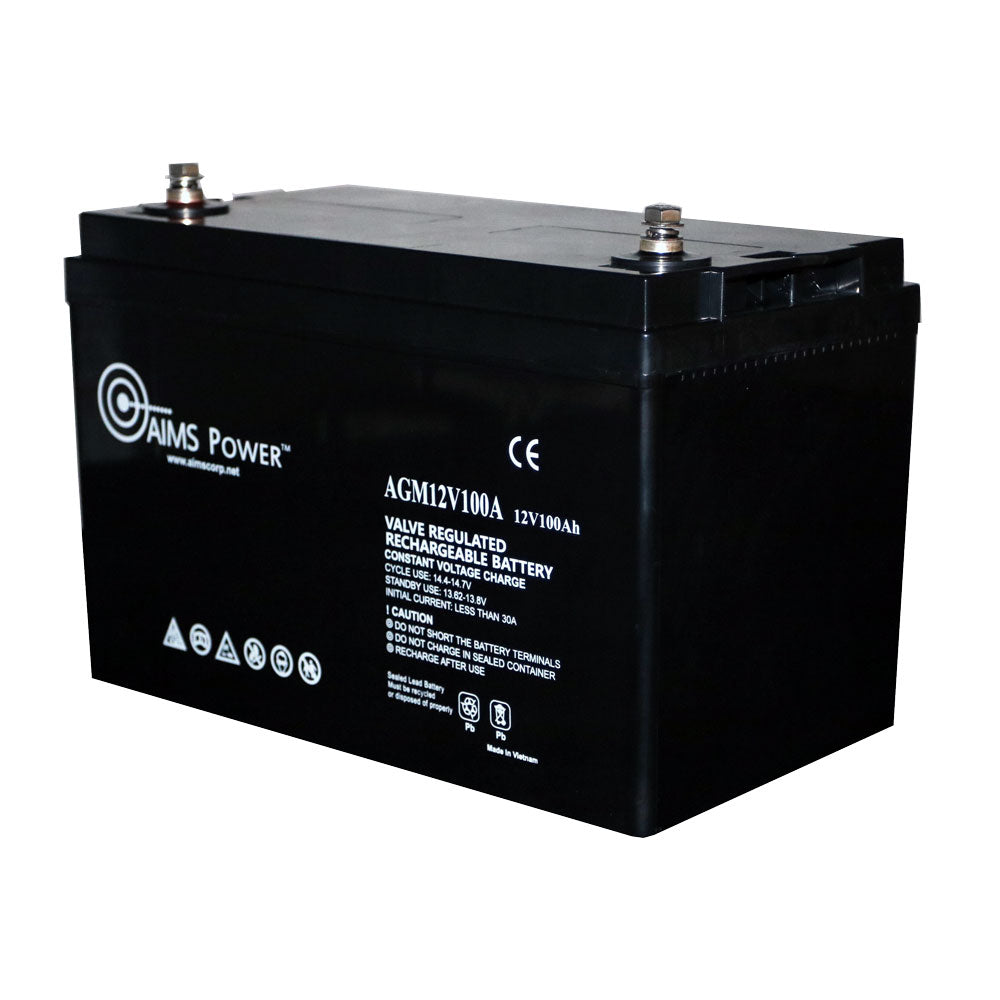 AGM 12V 100AH DEEP CYCLE BATTERY HEAVY DUTY