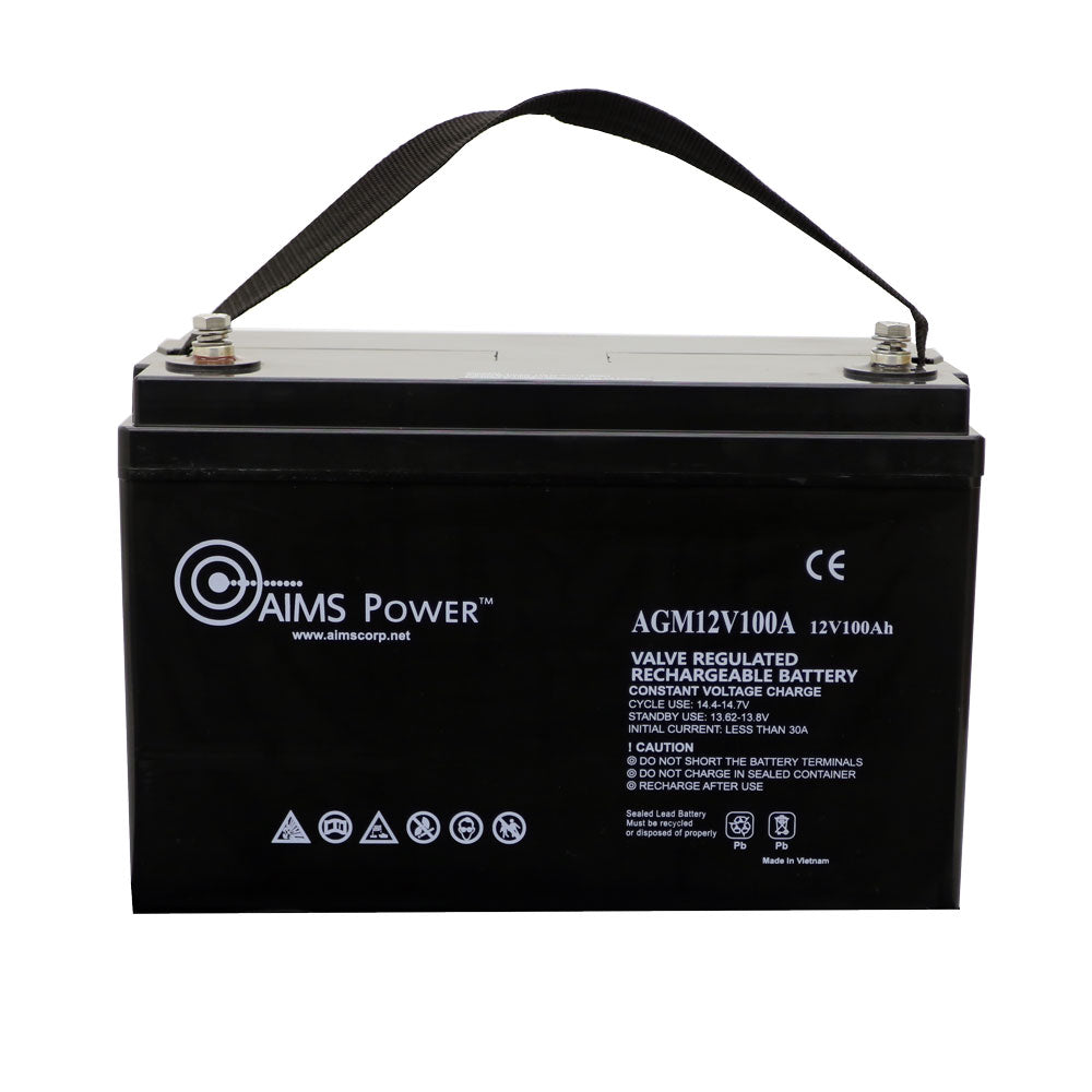 AGM 12V 100AH DEEP CYCLE BATTERY HEAVY DUTY
