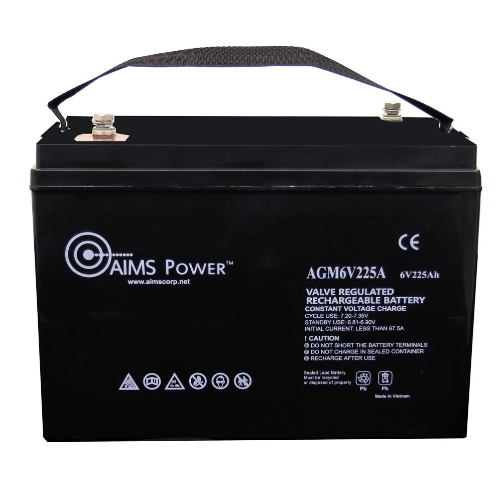 AGM 6V 225AH DEEP CYCLE BATTERY HEAVY DUTY