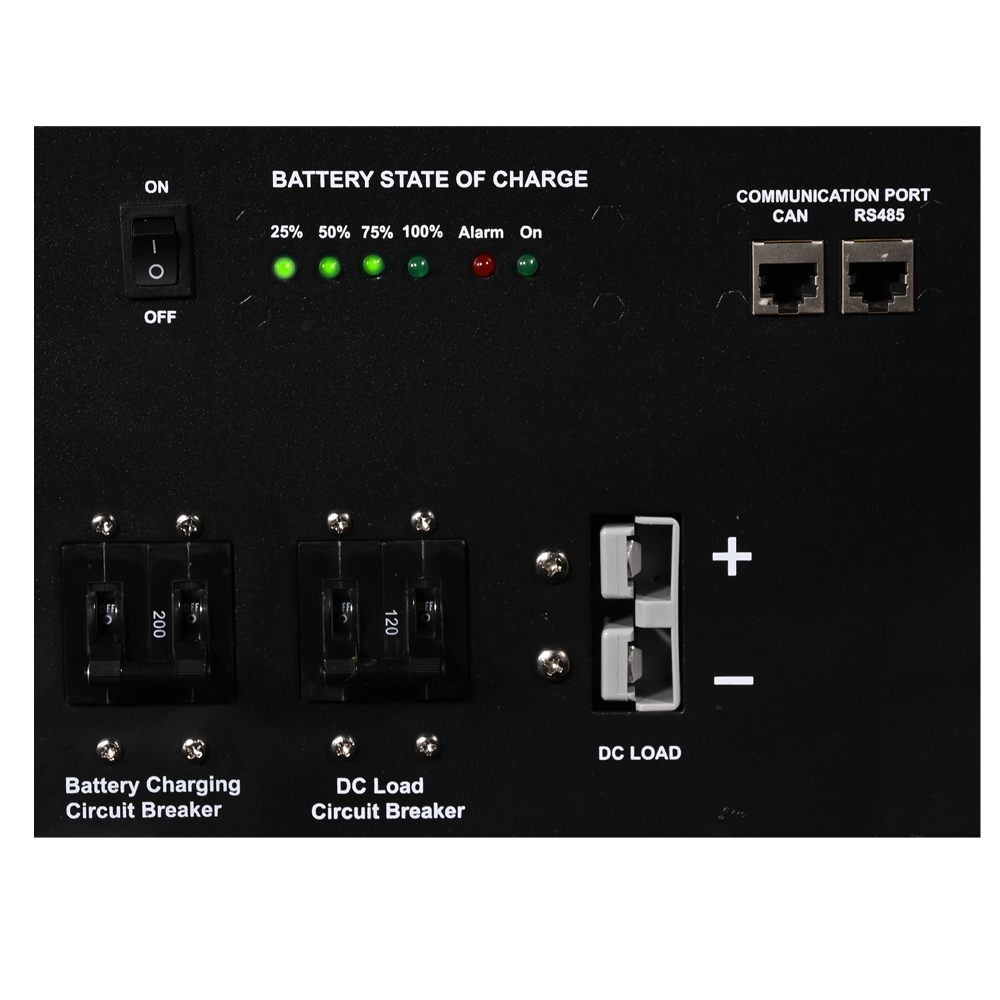 All in One Solar Battery Power Box – Heavy Duty Industrial Grade 5.12kWh Battery 3kW Pure Sine Inverter Charger 1400 Watt Solar Input