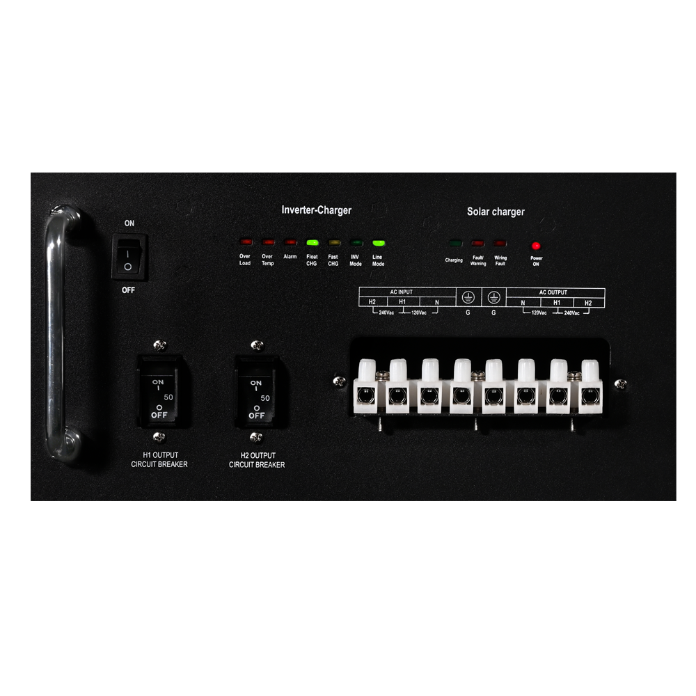 All in One Solar Battery Power Box – Heavy Duty Industrial Grade 5.12kWh Battery 3kW Pure Sine Inverter Charger 1400 Watt Solar Input