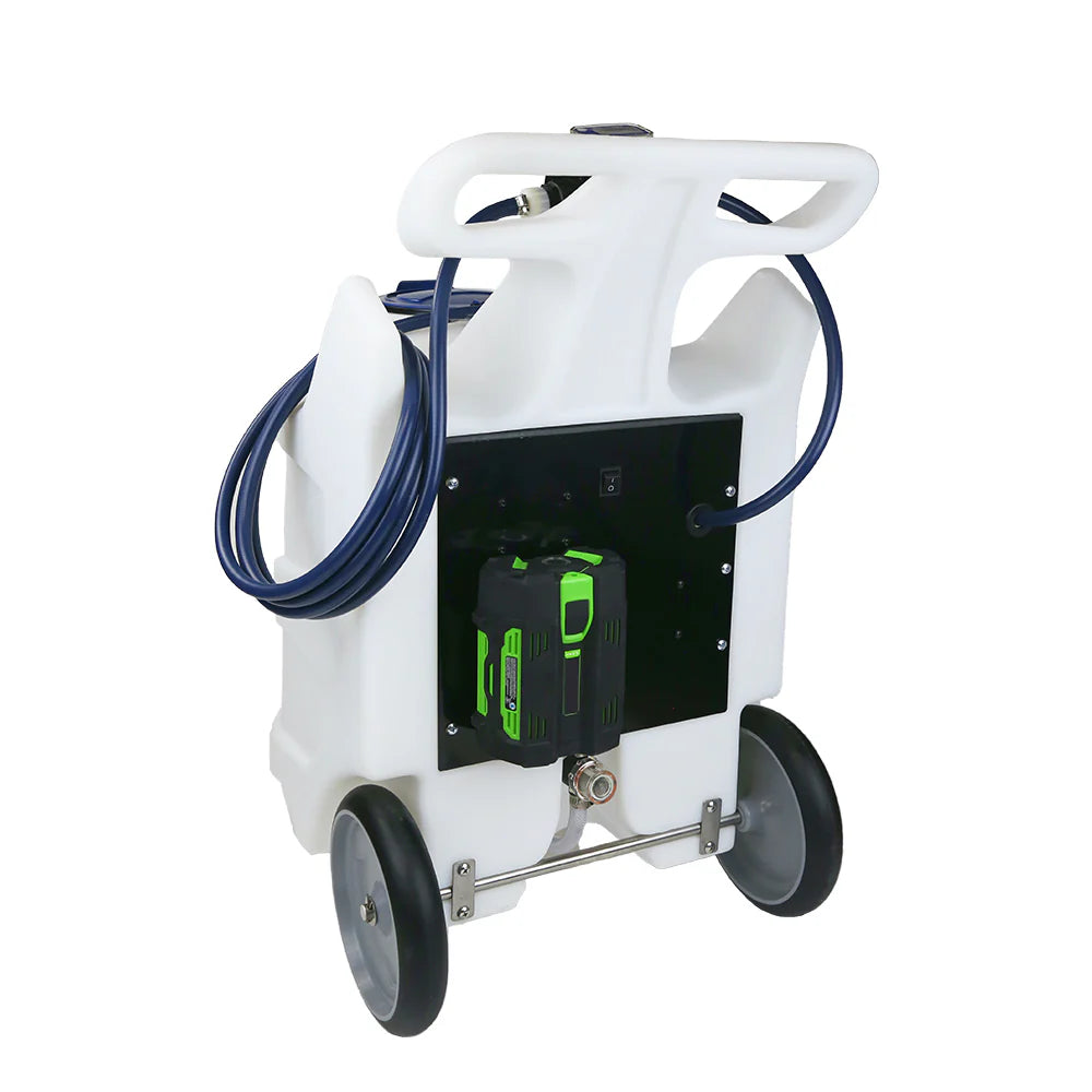 25-Gallon XTREME Cart with Power Pro Battery Pack &amp; Charger/DF72 with 09FBLUT3 connector (DF72) &amp; Water Meter