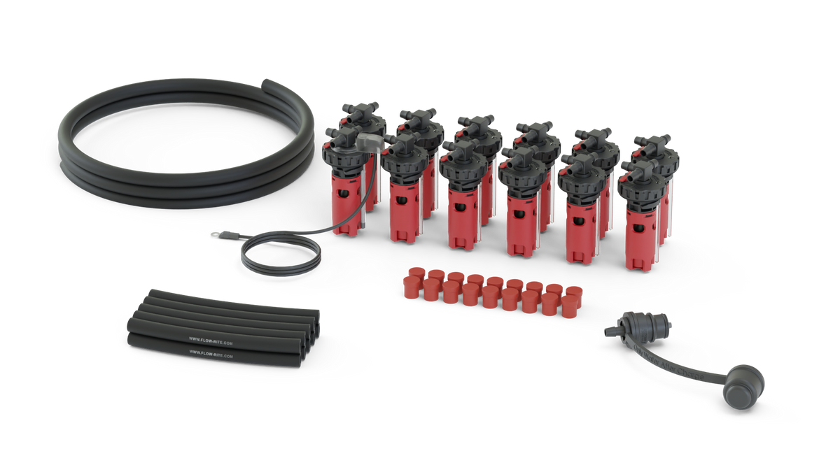 Flow-Rite Watering System, 12 Cell (24V) with Essential In-Valve Level Sensor Kit