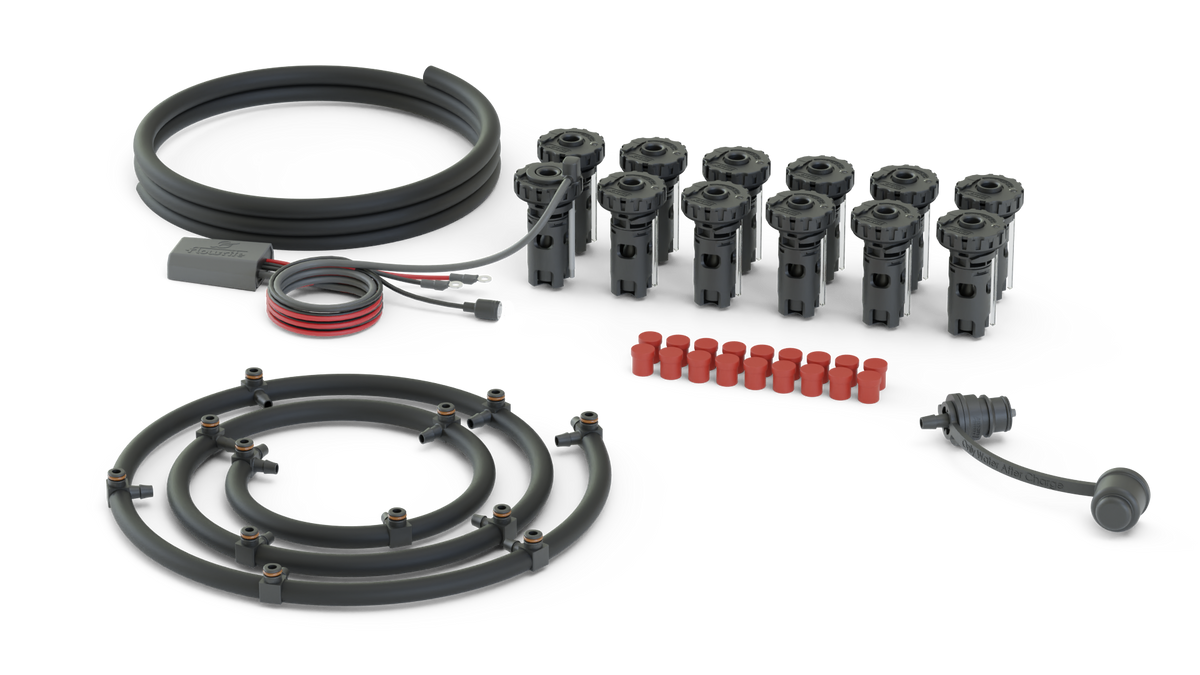 Flow-Rite Watering System, 12 Cell (24V) Preassembled Tubing with Elite In-Valve Level Sensor Kit