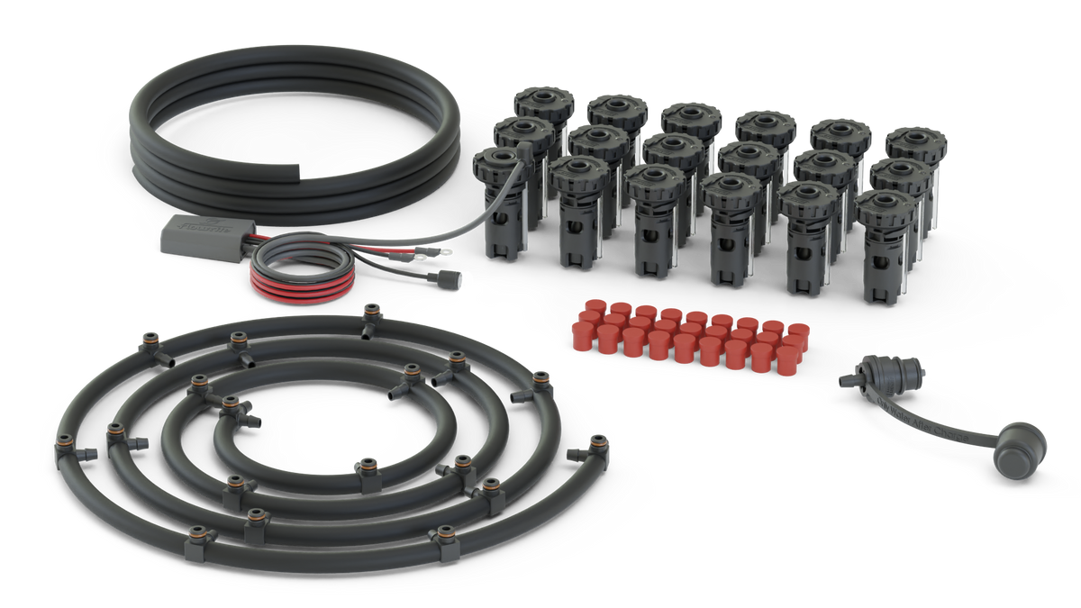 Flow-Rite Watering System, 18 Cell (36V) Preassembled Tubing with Elite In-Valve Level Sensor Kit
