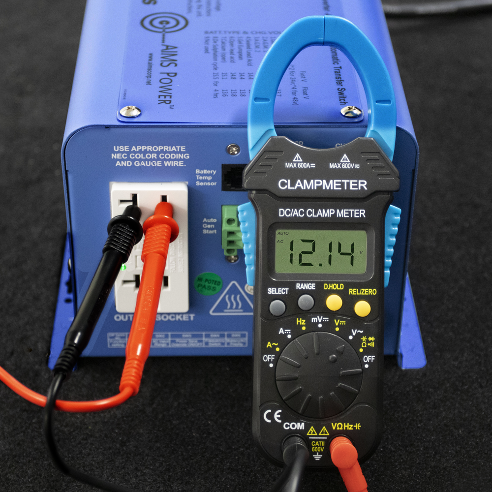 Digital Clamp Meter Auto Range DC/AC 600V True RMS