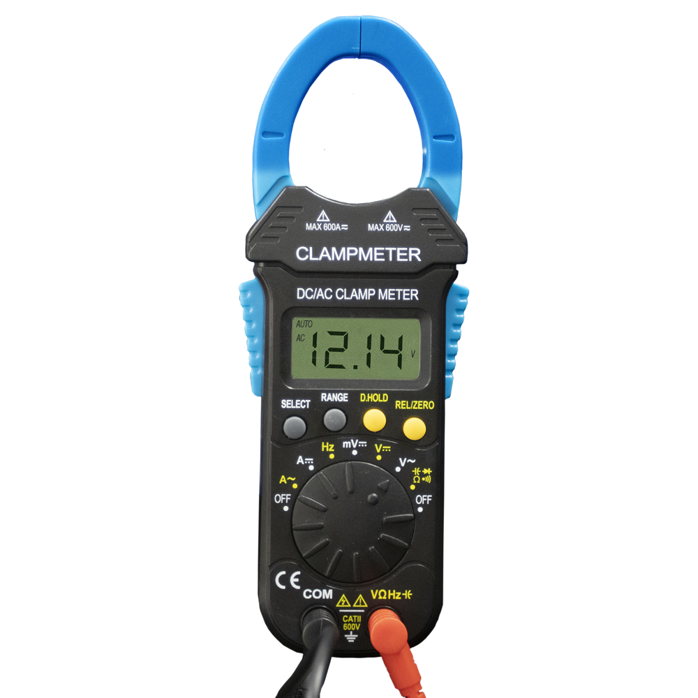Digital Clamp Meter Auto Range DC/AC 600V True RMS