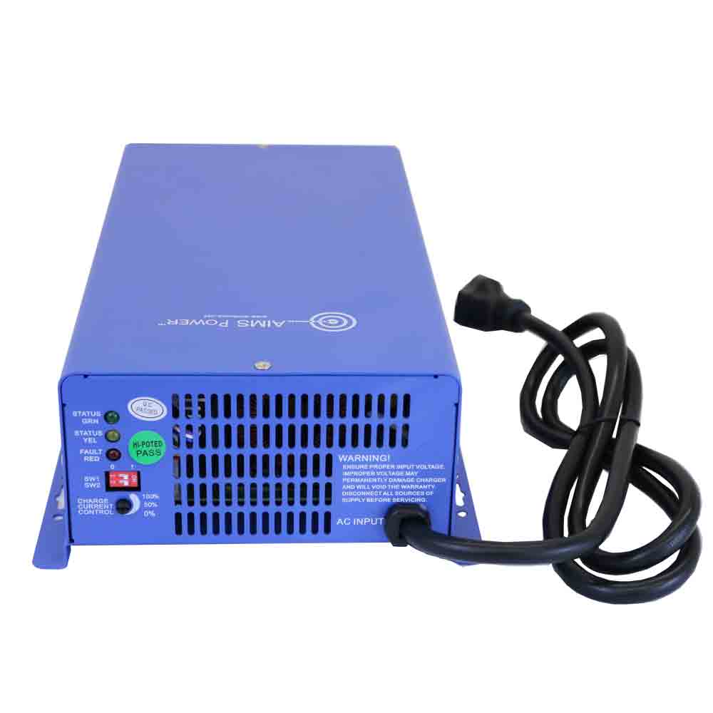 AC CONVERTER / BATTERY CHARGER 12V & 24V SMART CHARGER 75 AMPS - LARGE CHARGING CAPACITY LISTED TO UL 458/CSA