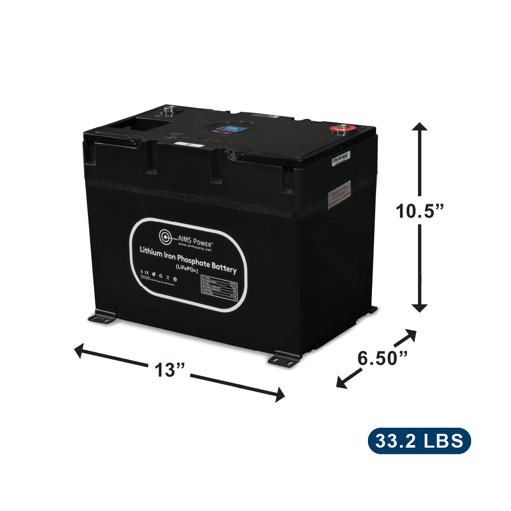 Lithium Battery 135Ah with Wake Up, Heater & BT Monitoring 12V LiFePO4