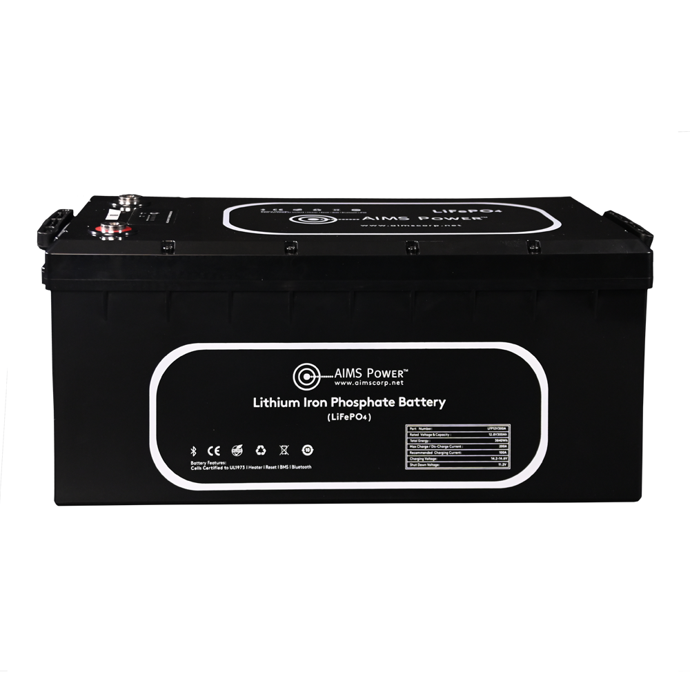 Lithium Battery 300Ah 3.84 kW with Wake Up, Heater & BT Monitoring 12V LiFePO4