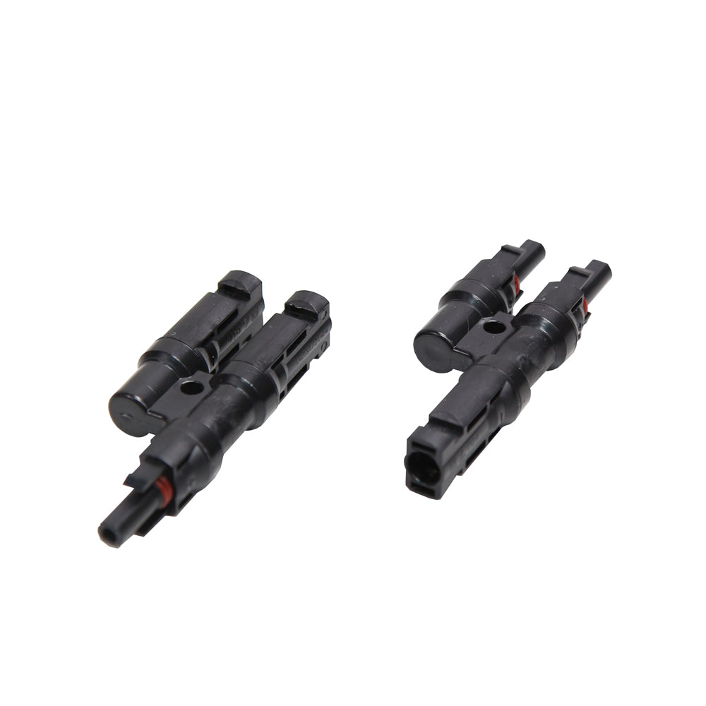 MC4 BRANCH CONNECTORS MMF & FFM PAIR 2 TO 1