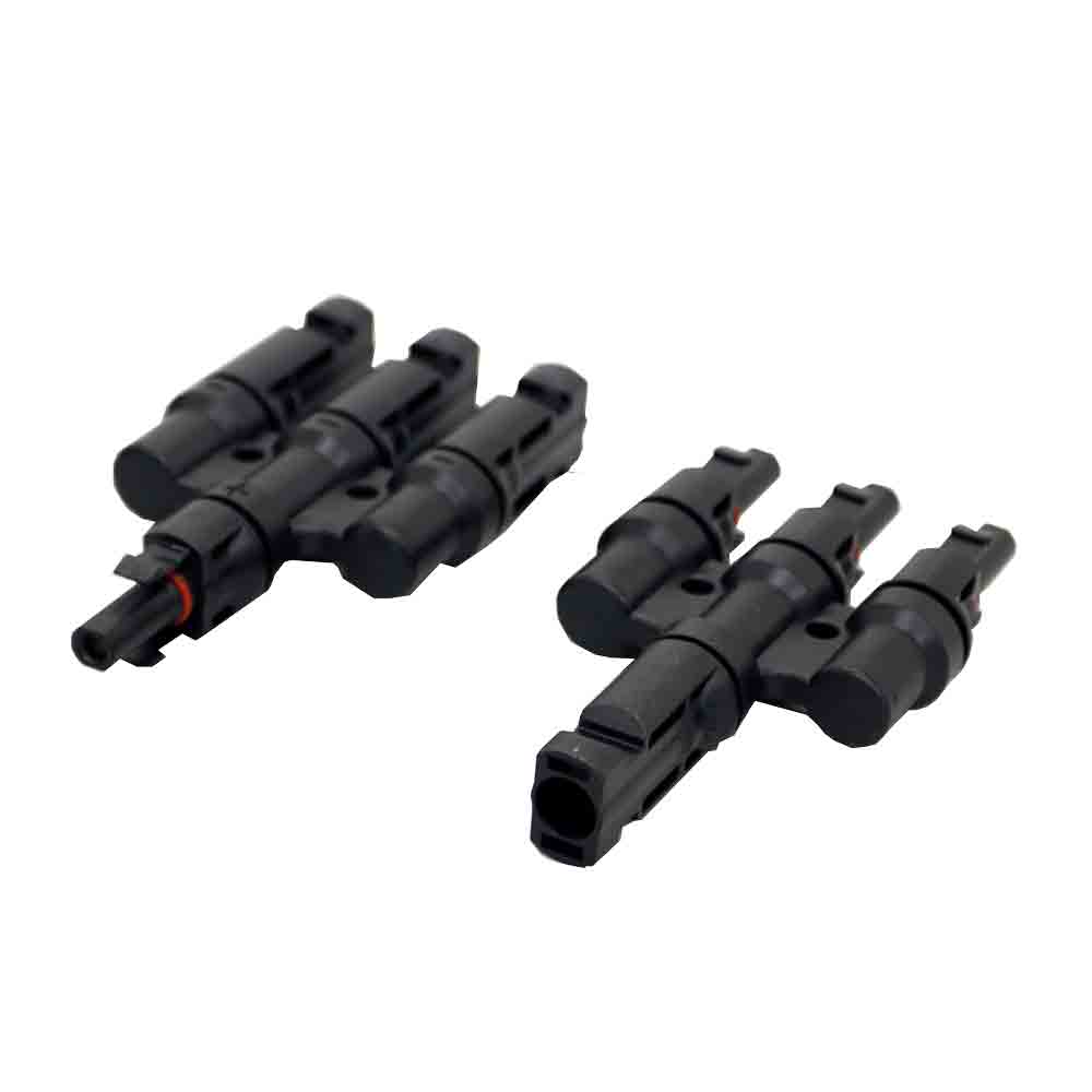 MC4 BRANCH CONNECTORS MMMF & FFFM PAIR 3 TO 1 T BRANCH