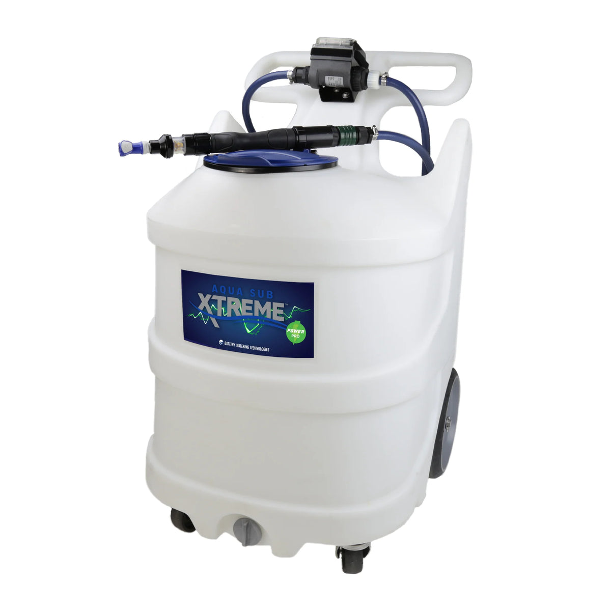 25-Gallon XTREME Cart with Power Pro Battery Pack &amp; Charger/DF72 with 09FBLUT3 connector (DF72) &amp; Water Meter