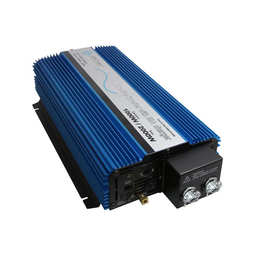 1000 WATT PURE SINE INVERTER CHARGER W/ TRANSFER SWITCH 12 VDC TO 120 VAC