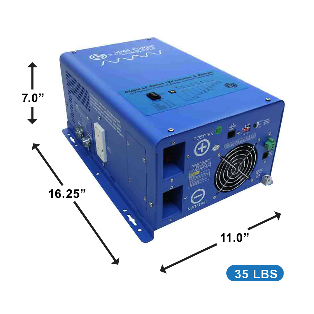 1000 WATT PURE SINE INVERTER CHARGER - ETL LISTED CONFORMS TO UL458 / CSA STANDARDS