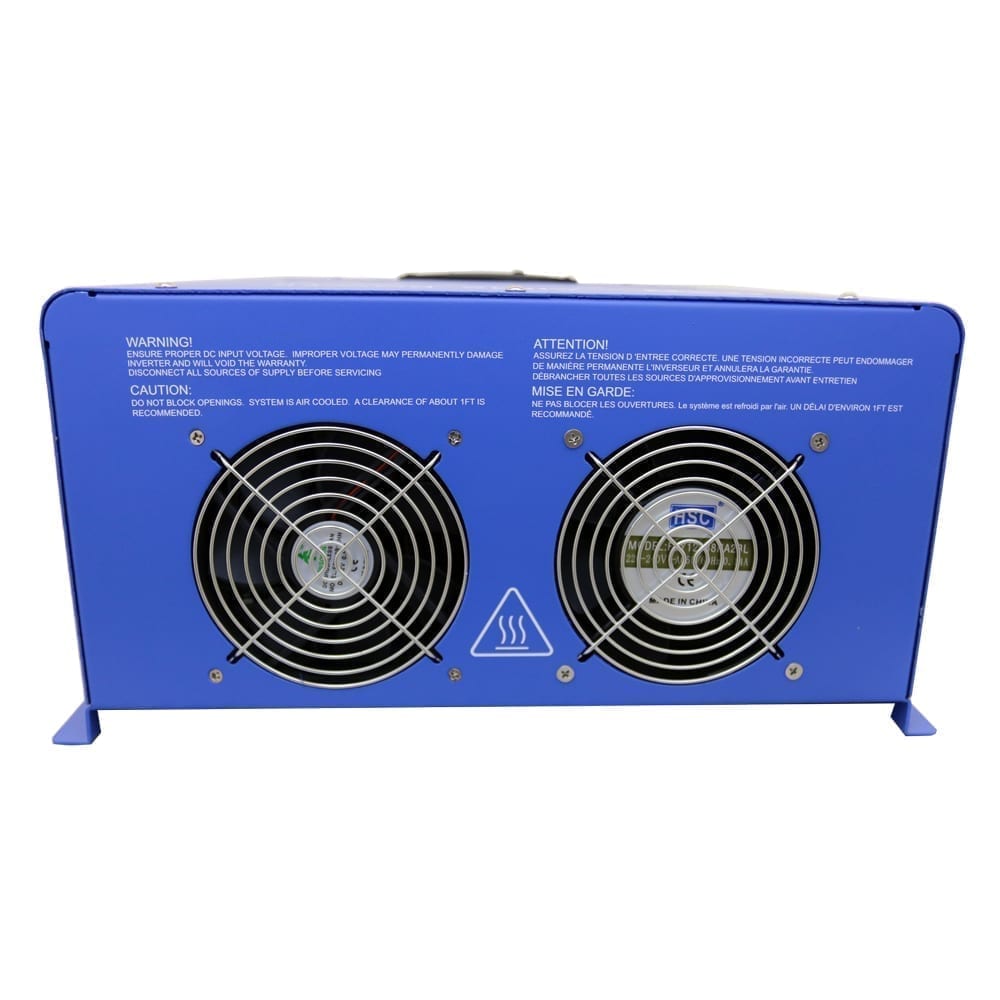 12,000 WATT PURE SINE INVERTER CHARGER 48 VDC / 240VAC INPUT & 120/240VAC SPLIT PHASE OUTPUT ETL LISTED TO UL 1741 / CSA