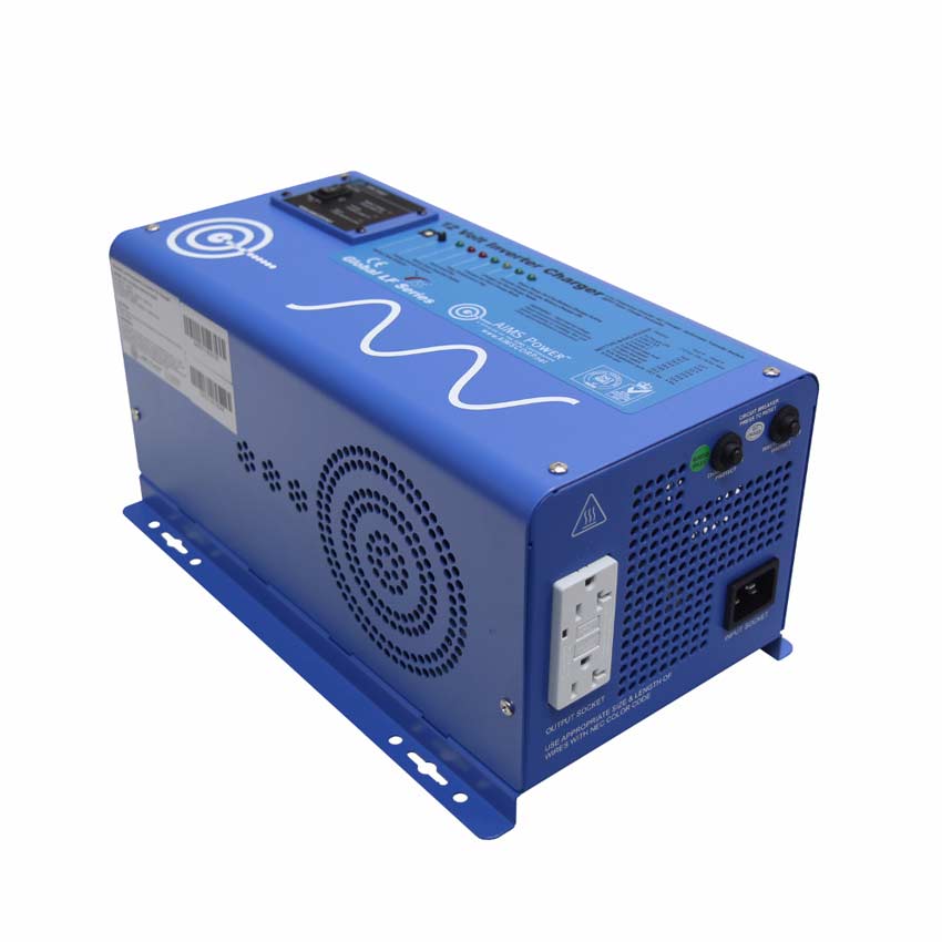 1500 WATT PURE SINE INVERTER CHARGER 12 VDC TO 120 VAC