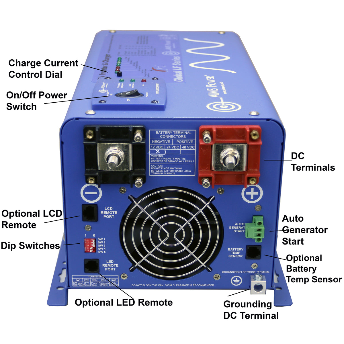 2000 WATT PURE SINE INVERTER CHARGER- ETL LISTED CONFORMS TO UL458 / CSA STANDARDS
