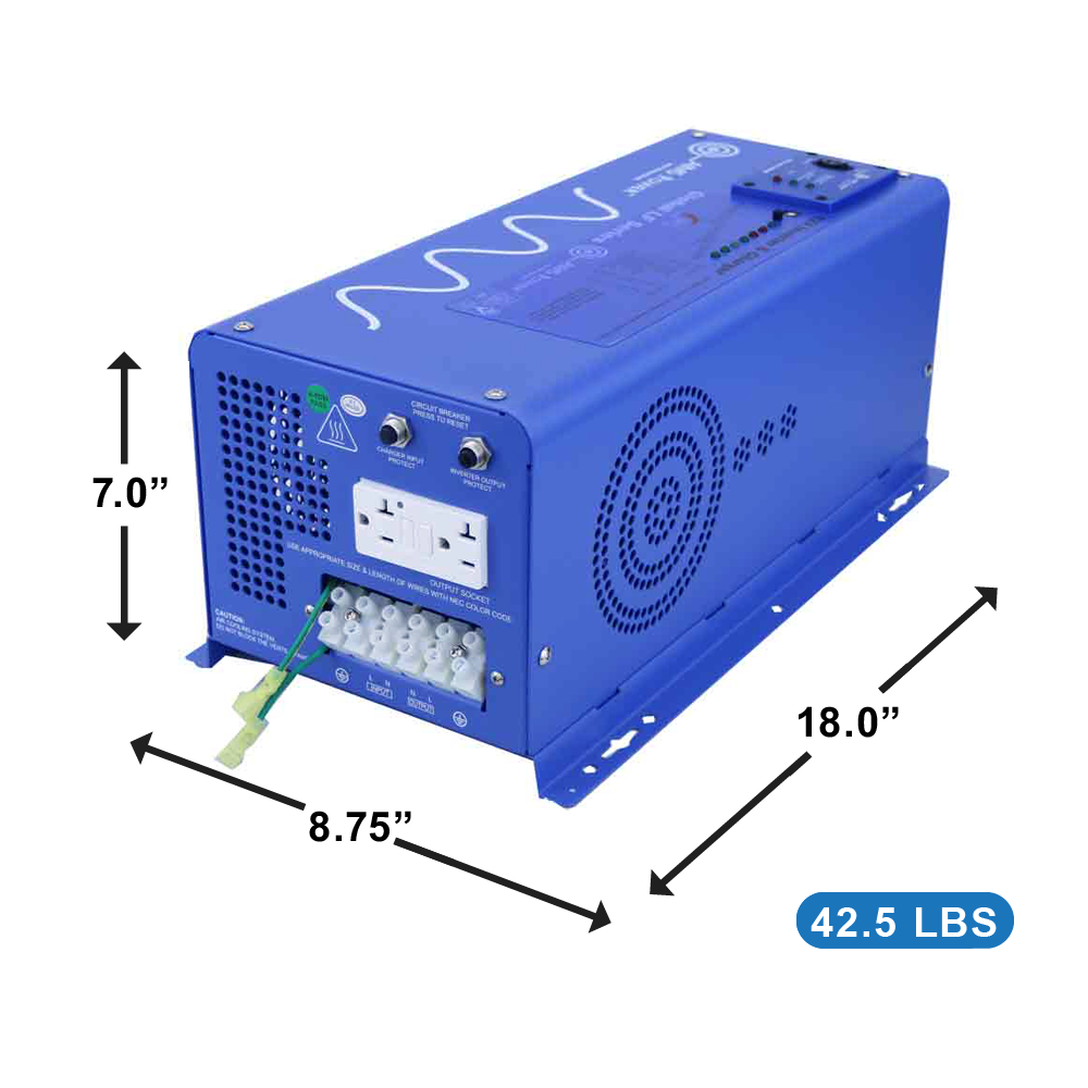 2000 WATT PURE SINE INVERTER CHARGER- ETL LISTED CONFORMS TO UL458 / CSA STANDARDS