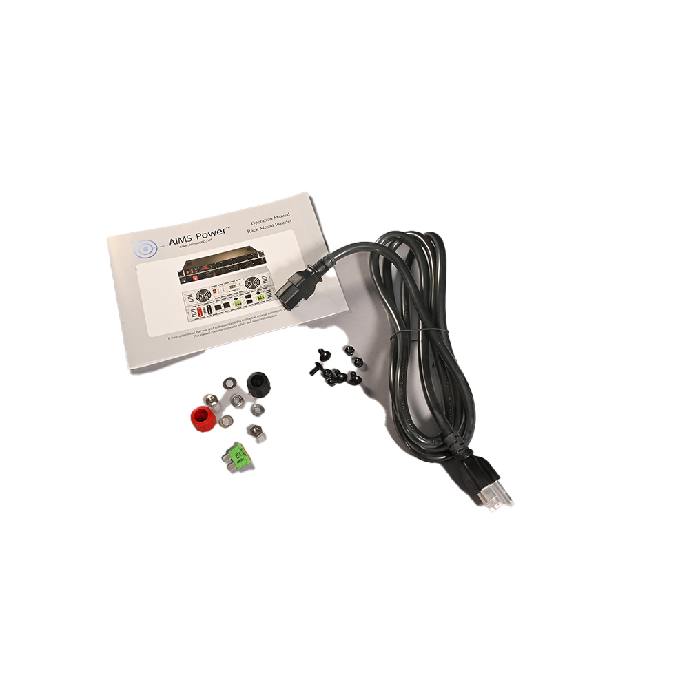 1000 Watt NEGATIVE 48 Volt Rack Mount Inverter To 120 Volt AC – 1U (-48V)