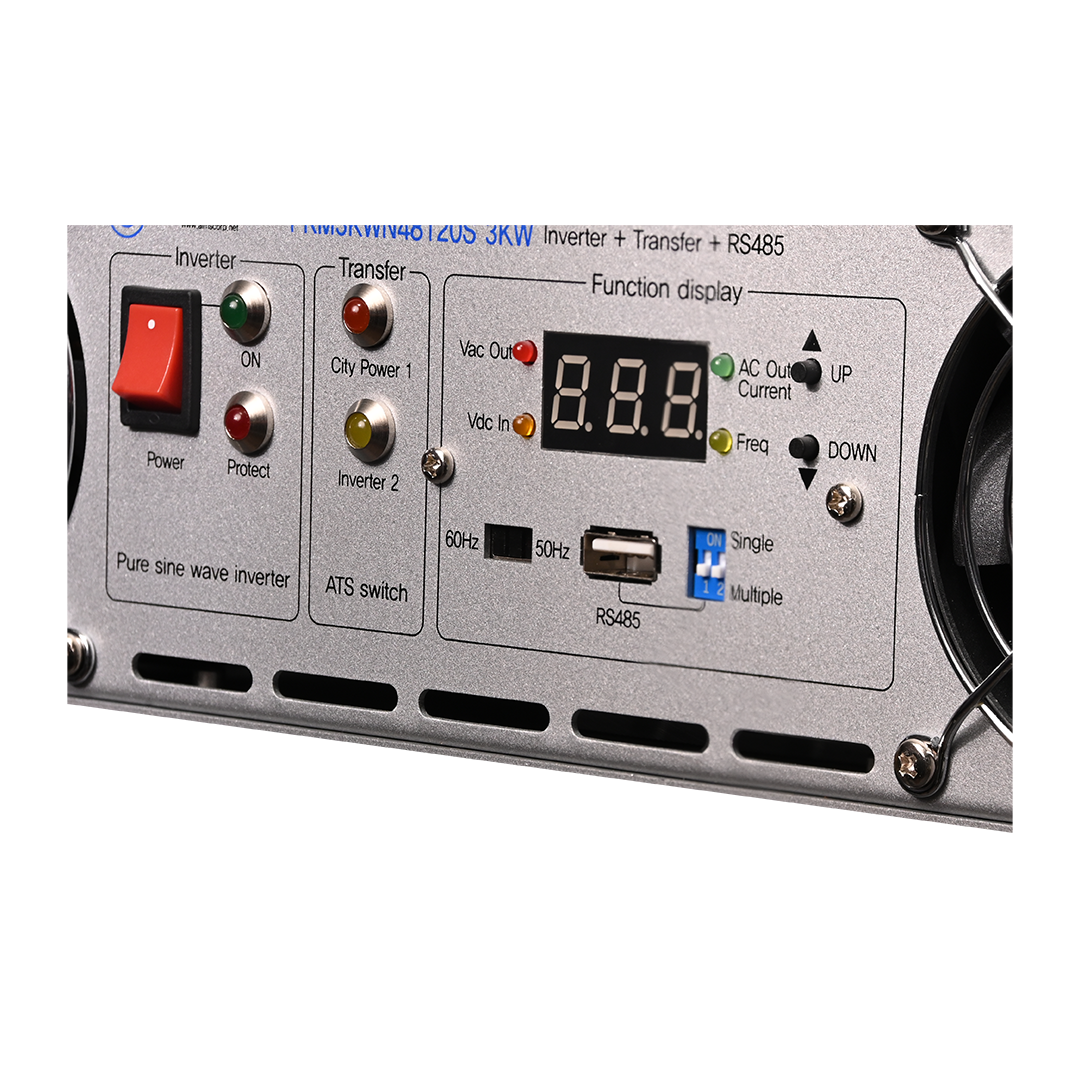 3000 Watt NEGATIVE 48 Volt Rack Mount Inverter To 120 Volt AC – 2U (-48V)