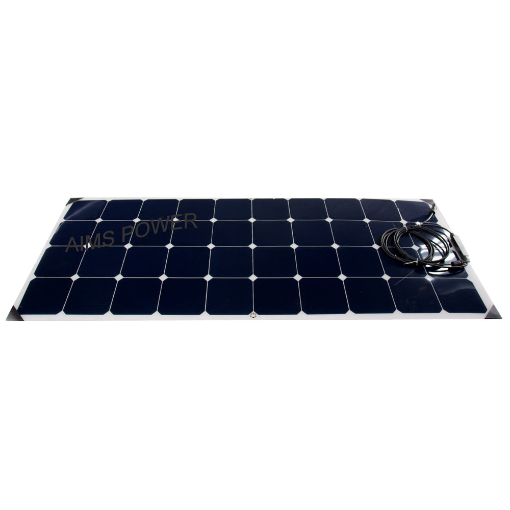 130 WATT FLEXIBLE BENDABLE SLIM SOLAR PANEL MONOCRYSTALLINE