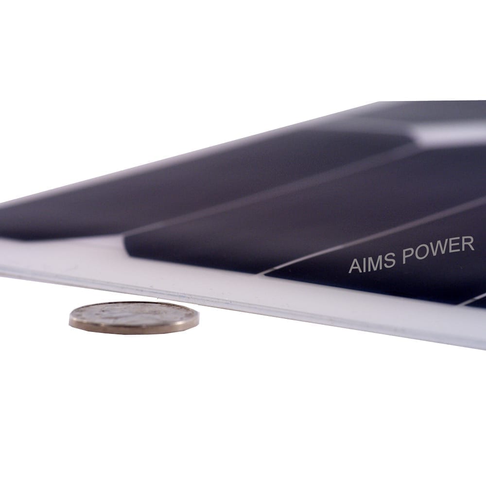 130 WATT FLEXIBLE BENDABLE SLIM SOLAR PANEL MONOCRYSTALLINE