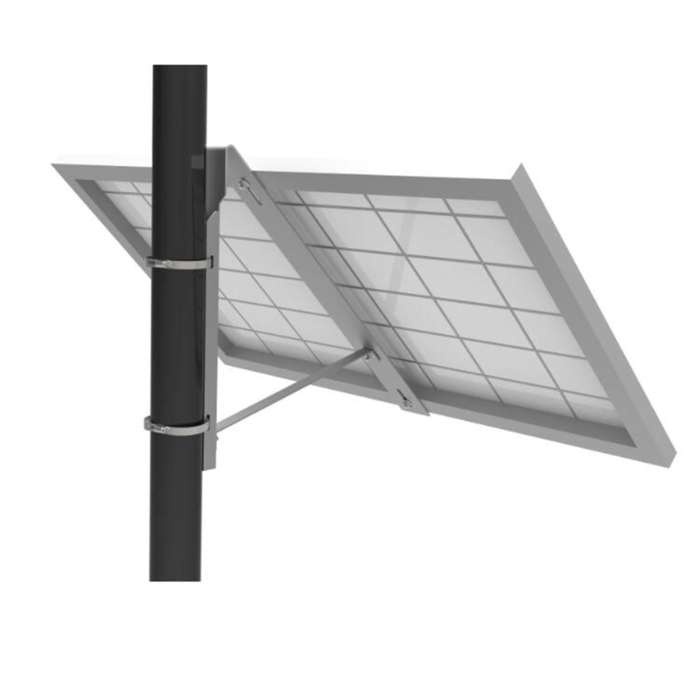 ADJUSTABLE SOLAR SIDE POLE MOUNT BRACKET ? FITS 1 PANEL