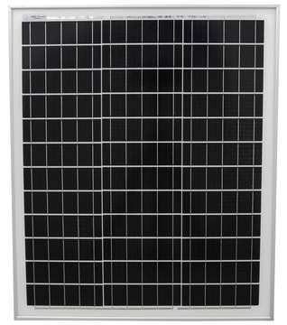 50 WATT SOLAR PANEL MONO ALUMINUM FRAME GROUND / ROOF MOUNT