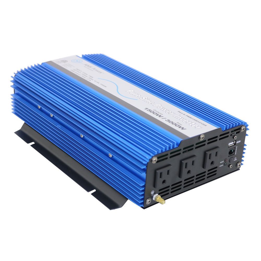1500 WATT PURE SINE INVERTER 12VDC ETL LISTED TO UL 458