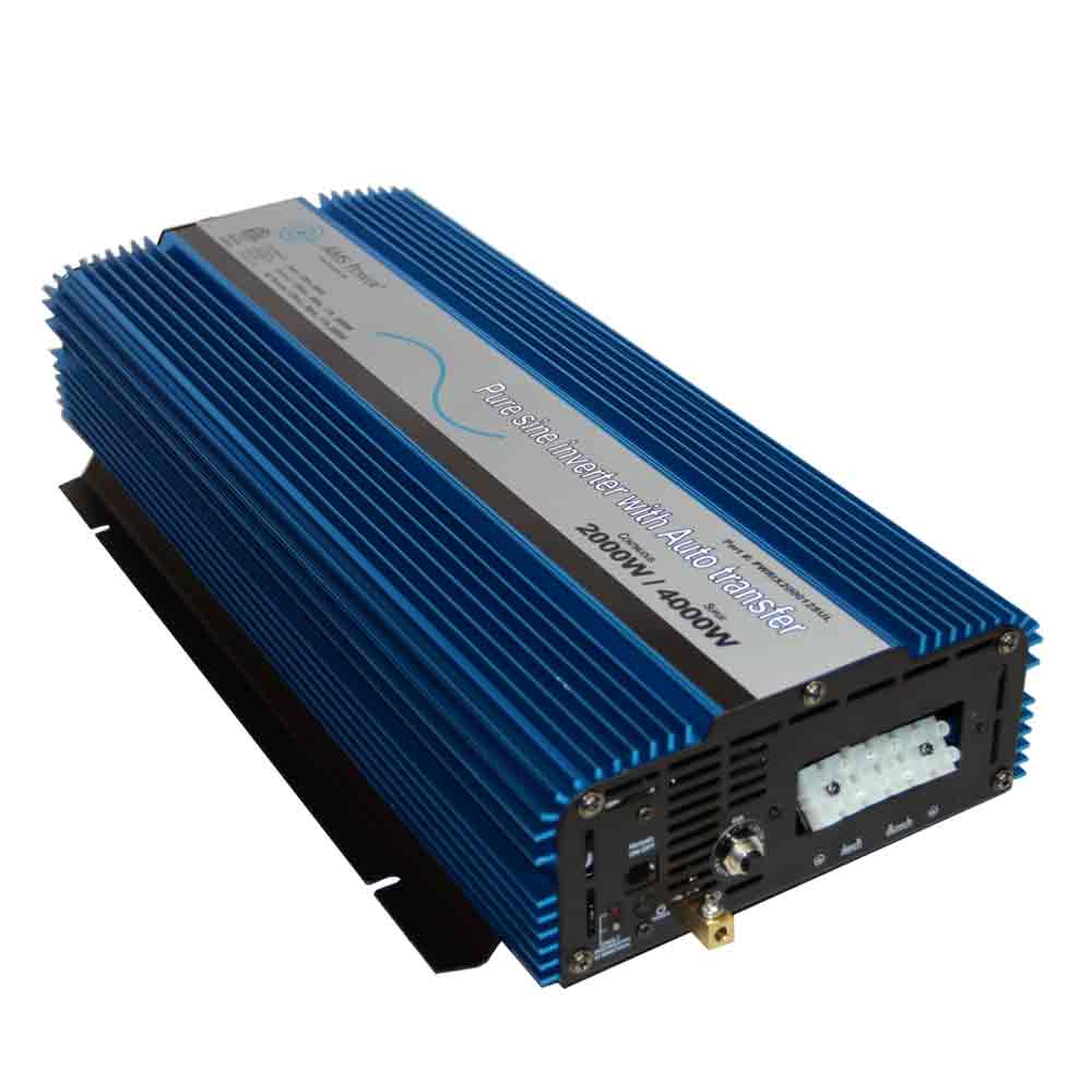 1200 PURE SINE INVERTER WITH TRANSFER SWITCH - ETL LISTED CONFORMS TO UL458 STANDARDS HARDWIRE ONLY
