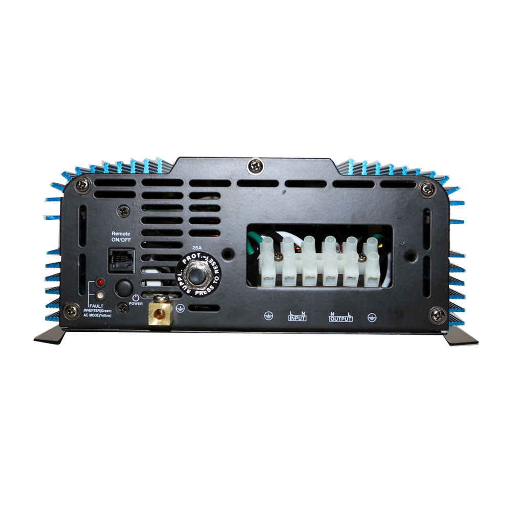 1200 PURE SINE INVERTER WITH TRANSFER SWITCH - ETL LISTED CONFORMS TO UL458 STANDARDS HARDWIRE ONLY