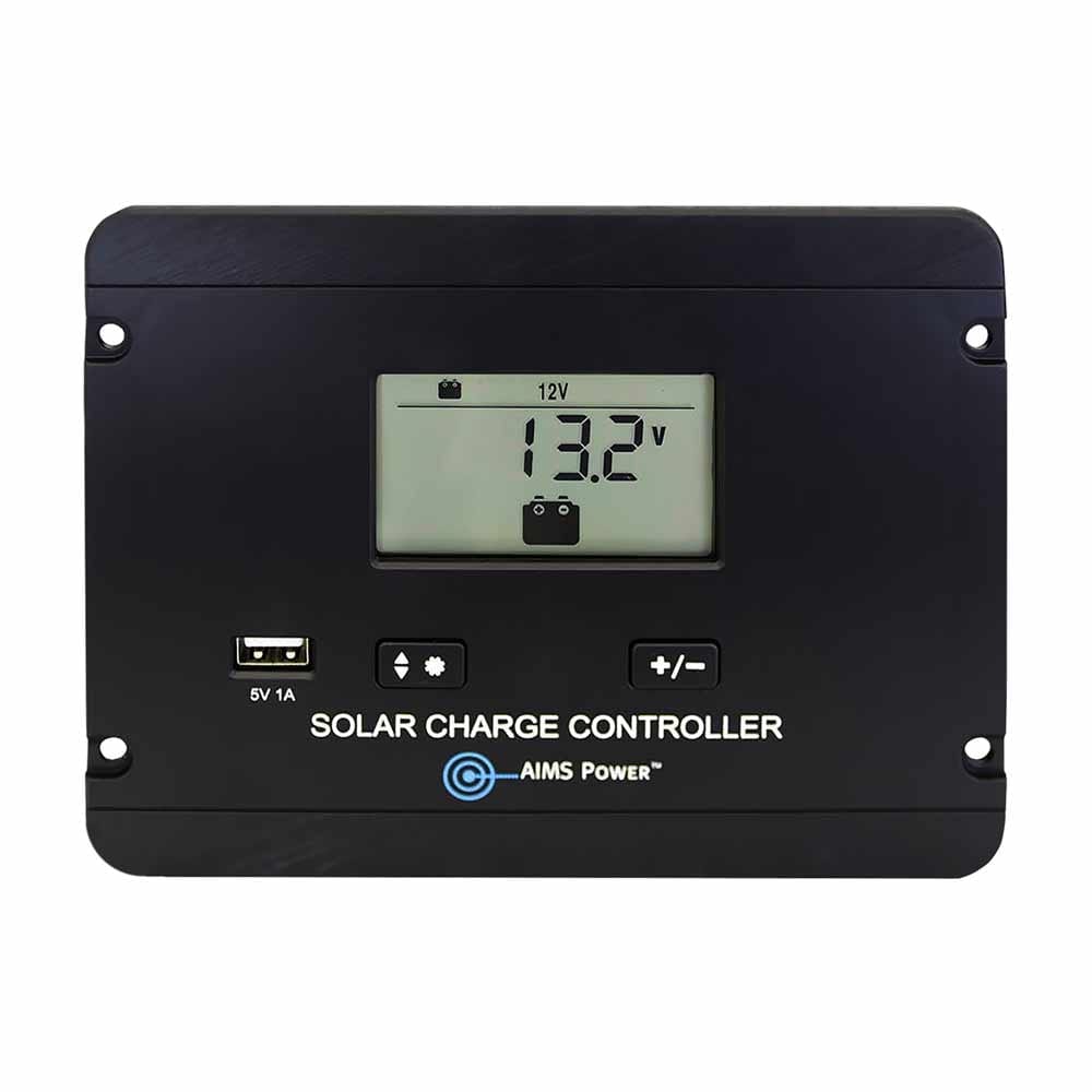 30 AMP PWM SOLAR CHARGE CONTROLLER 12 OR 24V DC (BLACK)
