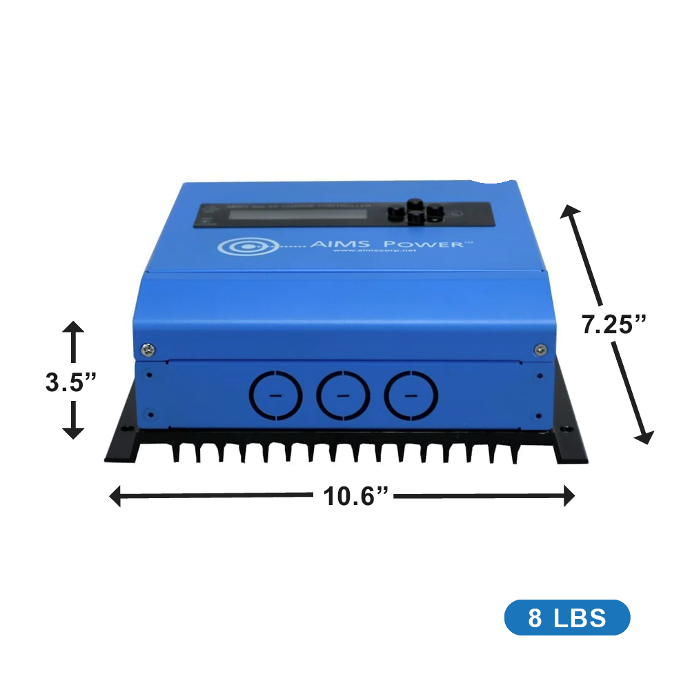 40 AMP SOLAR CHARGE CONTROLLER 12 / 24 / 36 / 48 VDC MPPT ETL LISTED TO UL 458 / CSA 22.2