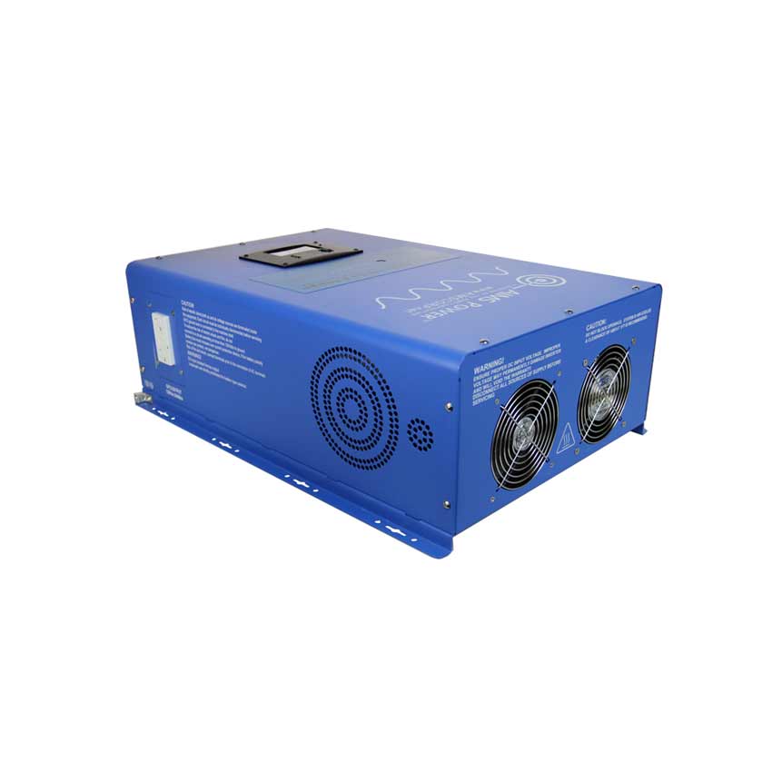 10,000 WATT PURE SINE INVERTER CHARGER 48VDC / 240VAC INPUT TO 120/240 VAC SPLIT PHASE OUTPUT