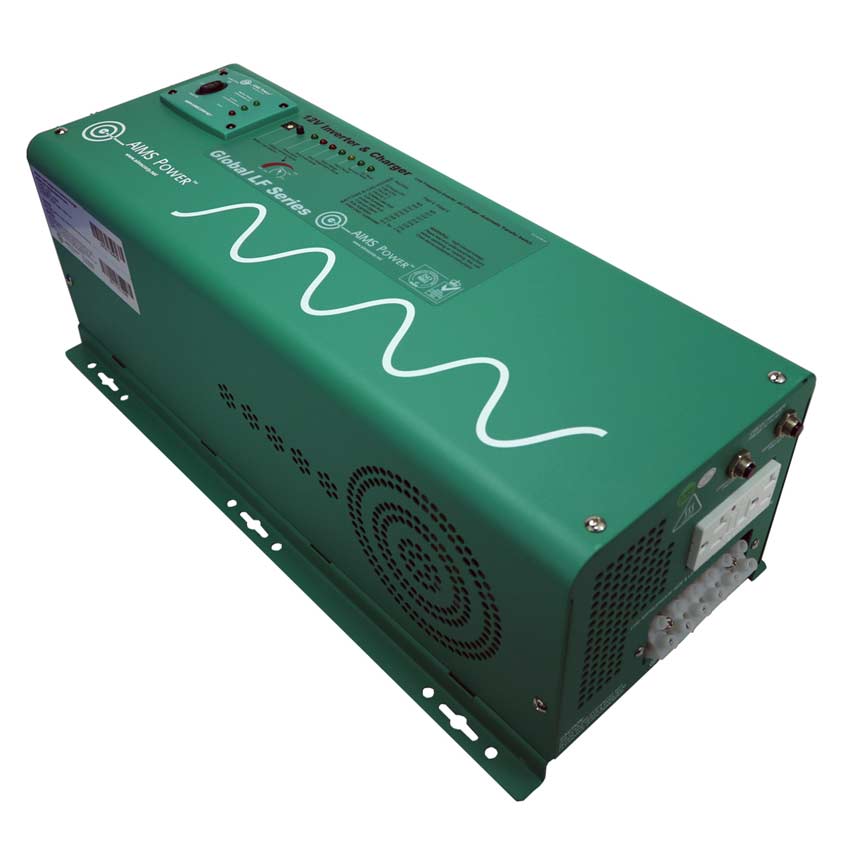 2500 WATT LOW FREQUENCY PURE SINE INVERTER CHARGER 12 VDC TO 120 VAC