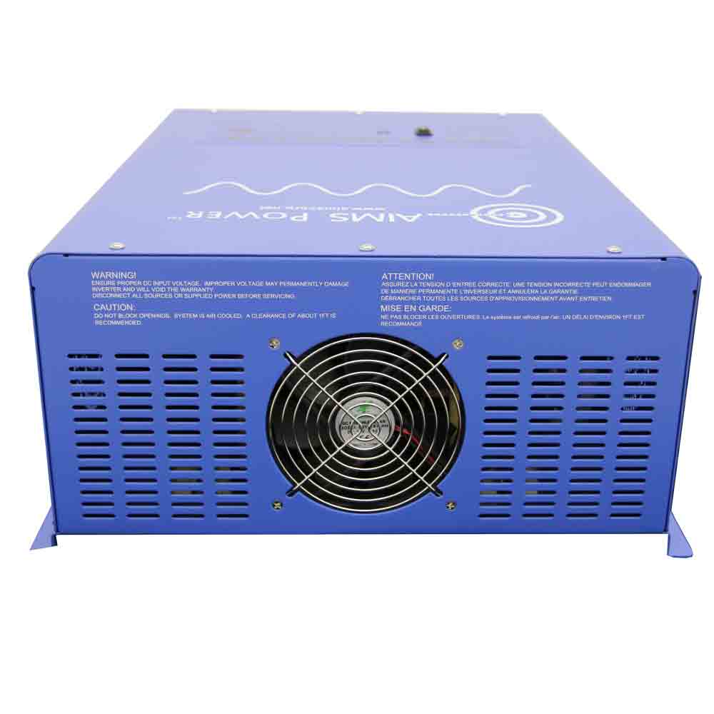 4000 WATT PURE SINE INVERTER CHARGER 24VDC TO 120VAC OUTPUT 50/60HZ LISTED TO UL/CSA