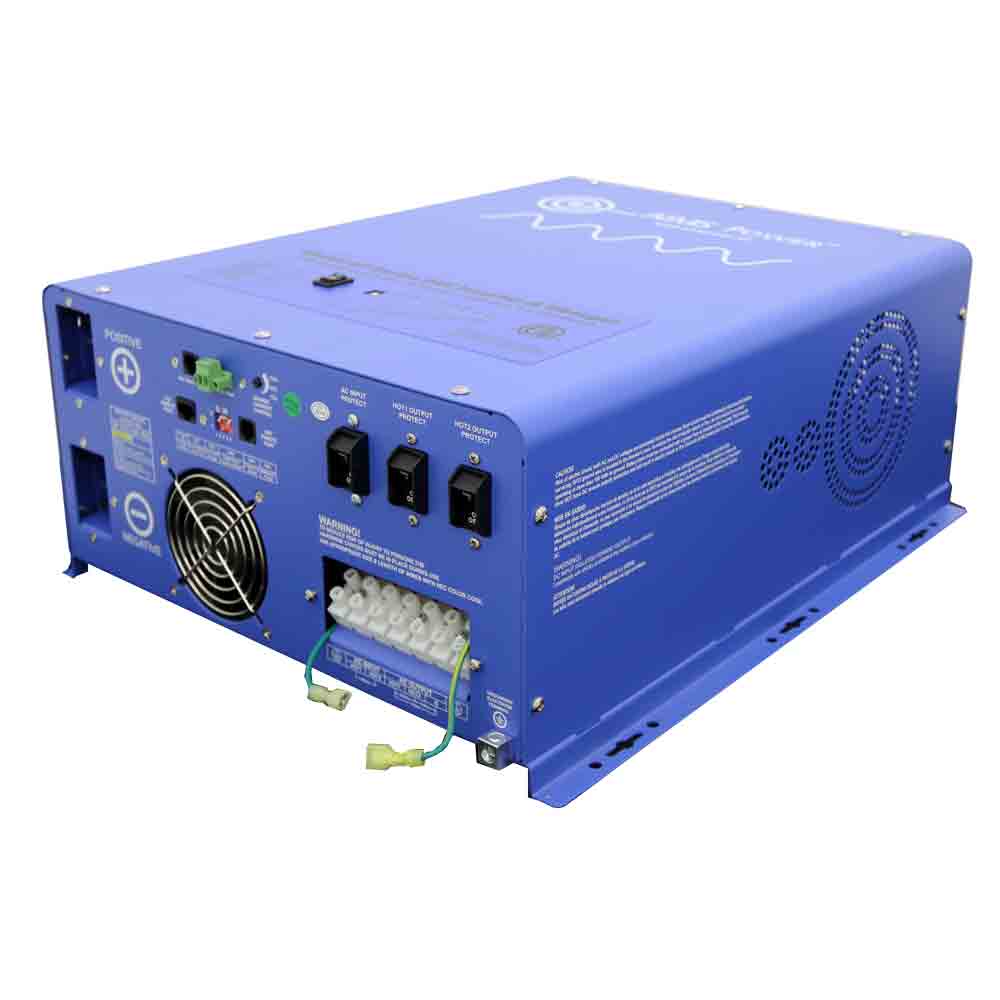 6000 WATT PURE SINE INVERTER CHARGER 24VDC TO 120VAC OUTPUT LISTED TO UL & CSA