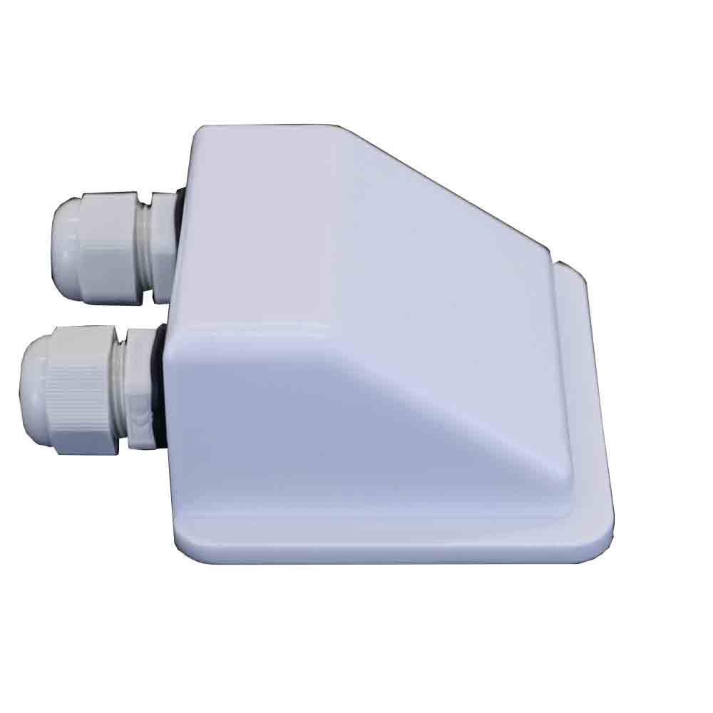 SOLAR DOUBLE CABLE ENTRY GLAND WEATHERPROOF FOR RV BOAT VAN BUS ROOF