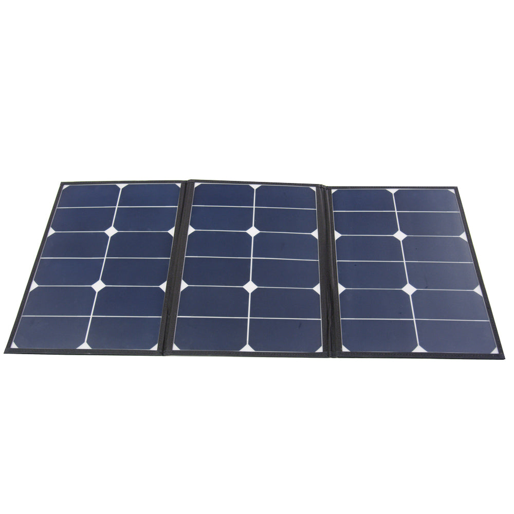 60 WATT PORTABLE FOLDABLE SOLAR PANEL PRE-WIRED AND BUILT-IN CARRYING CASE MONOCRYSTALLINE