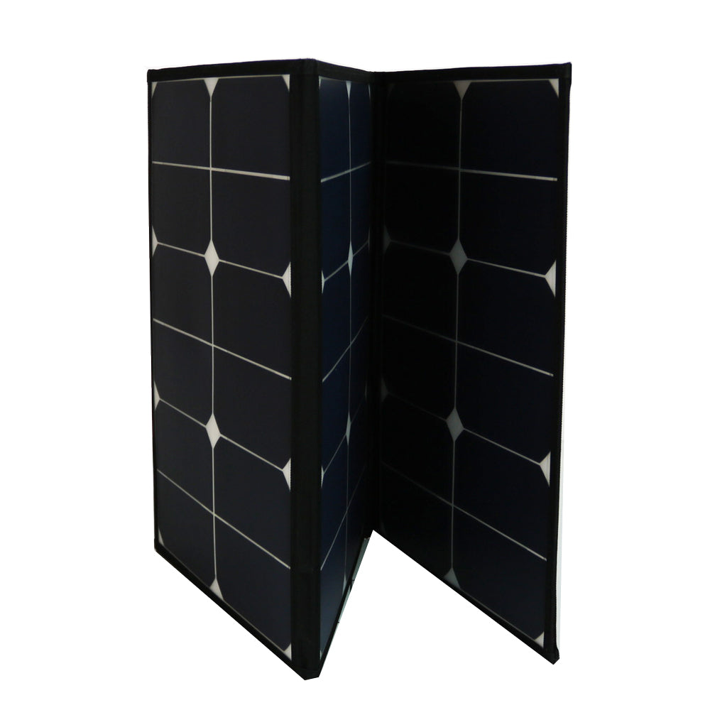 60 WATT PORTABLE FOLDABLE SOLAR PANEL PRE-WIRED AND BUILT-IN CARRYING CASE MONOCRYSTALLINE