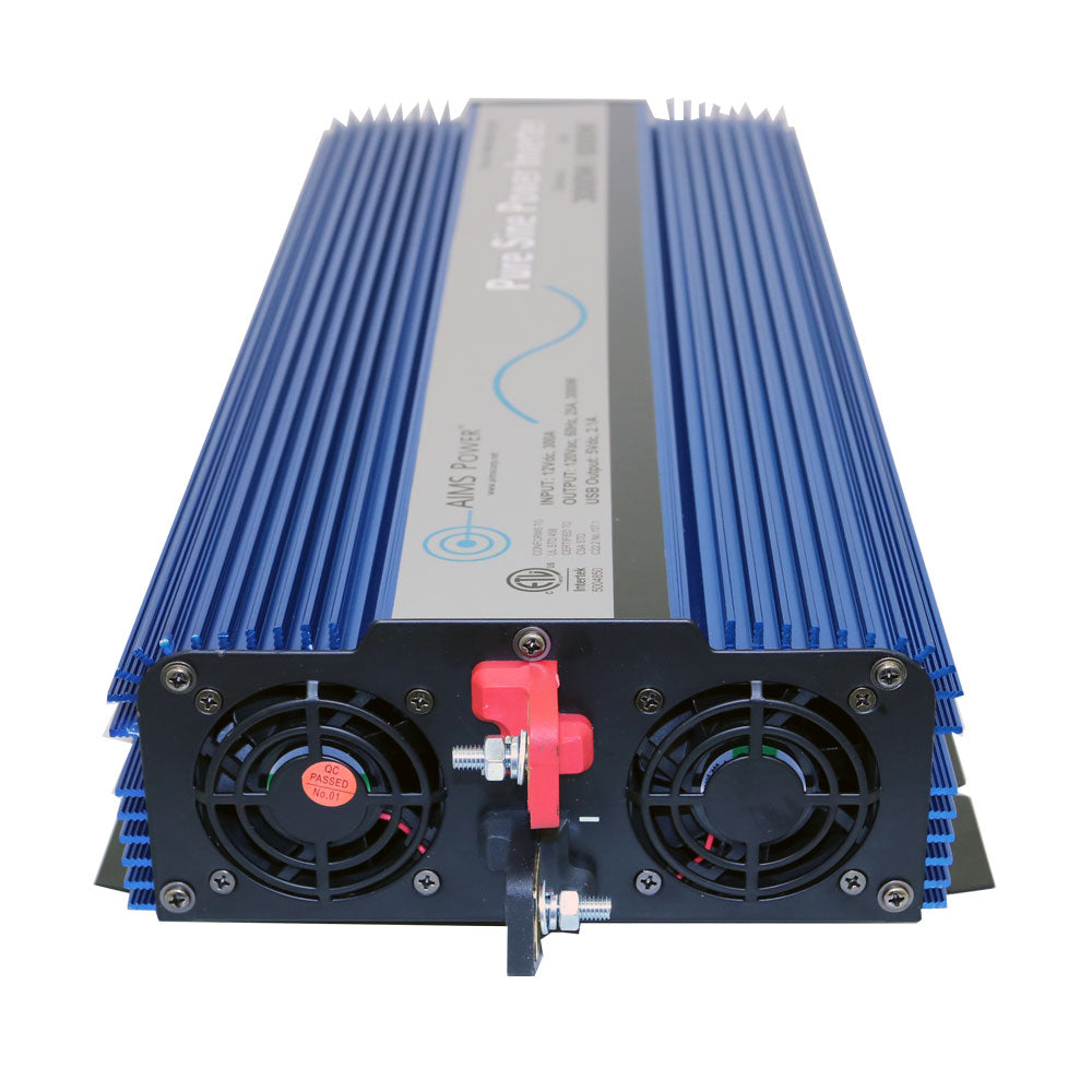 3000 WATT PURE SINE INVERTER ETL LISTED CONFORMS TO UL 458 / CSA 22.2