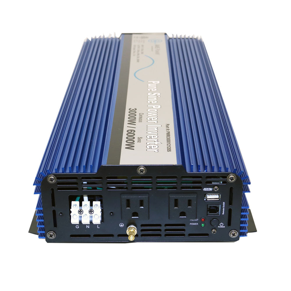 3000 WATT PURE SINE INVERTER ETL LISTED CONFORMS TO UL 458 / CSA 22.2